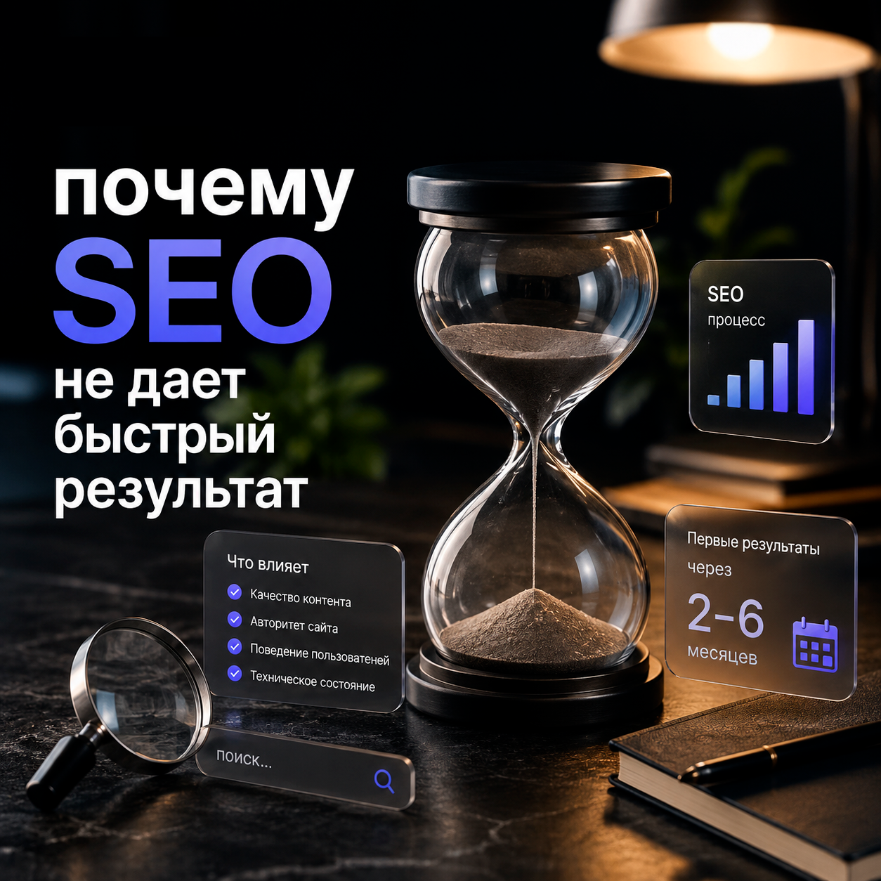 Почему SEO не дает быстрый результат